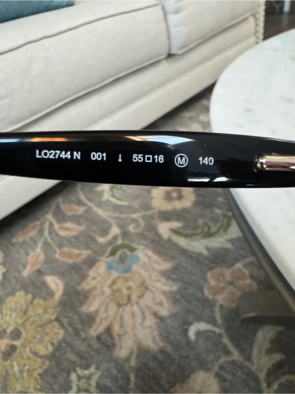 NWT Longchamp LO2744N Black Cat Eye Eyeglass Frames w/ Case & Cloth